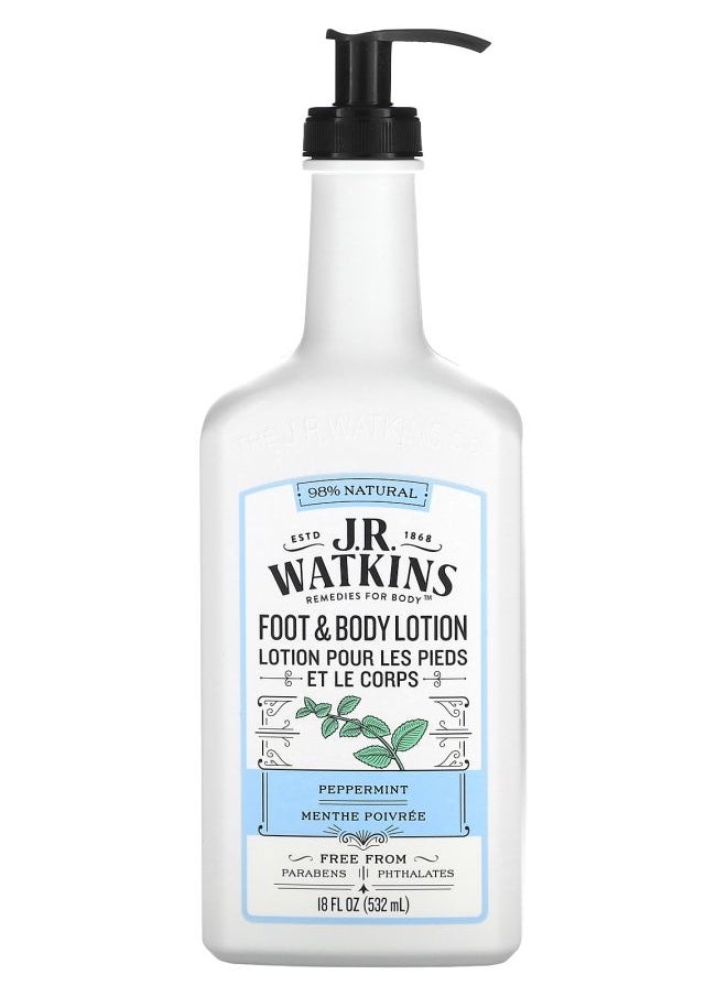 JR - Foot & Body Lotion Peppermint 18 fl oz (532 ml) - Image 1