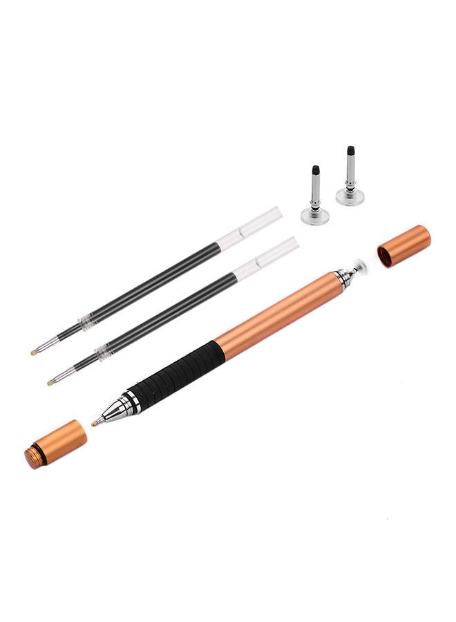 NIBEMINENT 2-Piece Precision Stylus Pen With Refill And Disc Tip Touchscreen Multicolour - Image 1