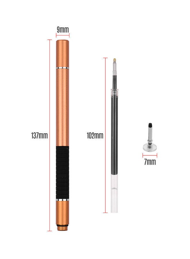 NIBEMINENT 2-Piece Precision Stylus Pen With Refill And Disc Tip Touchscreen Multicolour - Image 2