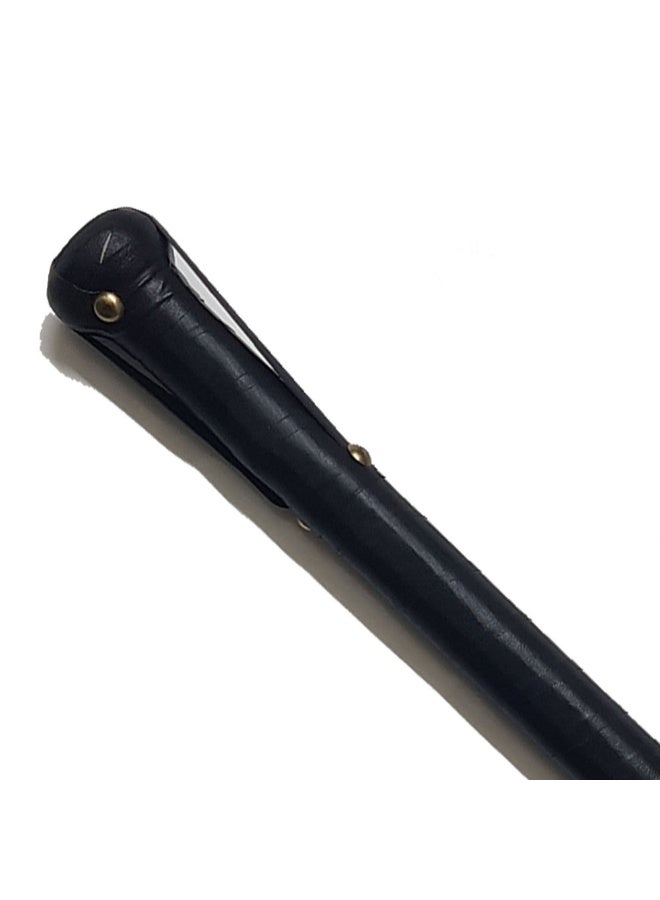 Aswan beech wood cane for men, all black - Image 2