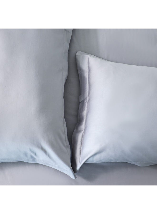 DANUBE HOME Serene 2 - Pieces Cotton Pillow Case Set - Grey - 50x75 cm | 100% Cotton - 300 Thread Count Pillow | Extra Soft Comfortable Sleeping Pillows For Bedroom - Image 3