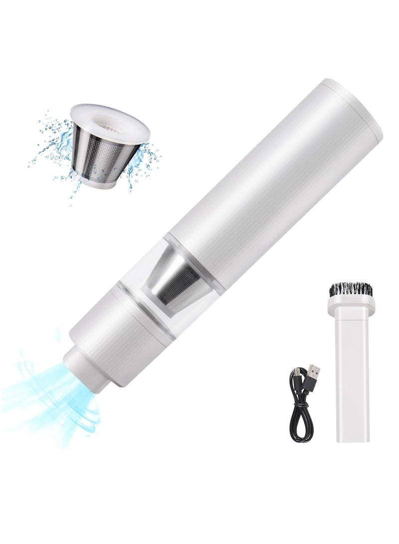 Captaintech Car Vacuum Cleaner High Power, 4000Pa Cordless Vacuum Portable Rechargeable, Ultra-Lightweight with USB-C Charging, 2 Speeds, for Car, Home, Pet - Image 1