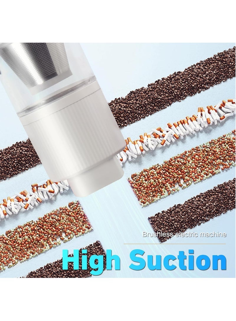 Captaintech Car Vacuum Cleaner High Power, 4000Pa Cordless Vacuum Portable Rechargeable, Ultra-Lightweight with USB-C Charging, 2 Speeds, for Car, Home, Pet - Image 5