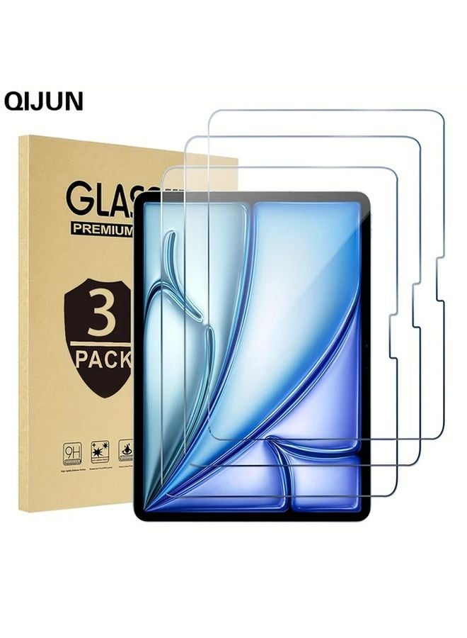 3Pcs Tempered Glass Screen Protector For iPad Pro 13 2024 Protective Film - Image 2