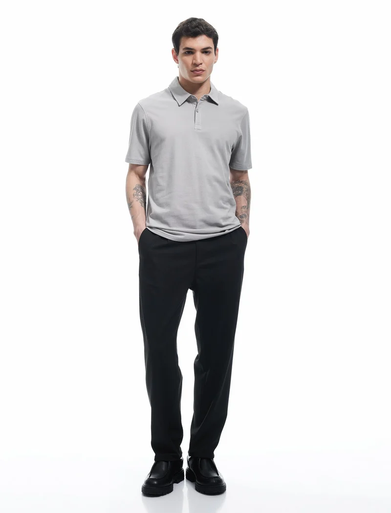 KOTON Polo Neck T-Shirt