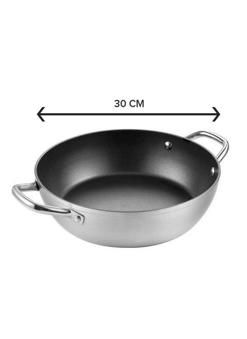 Tescoma Grandchef Deep Frying Pan with 2 Grips 30 cm
