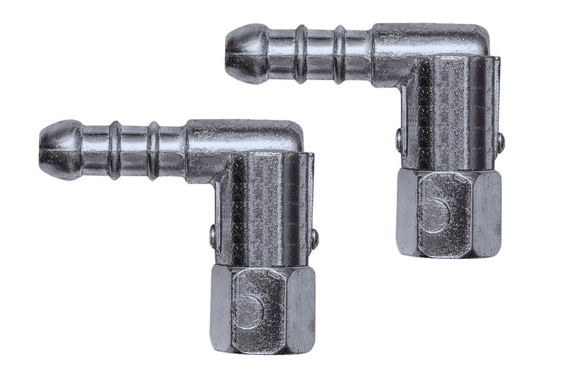 Sun flash 360 RevolvingRotating Nozzle Head for Gas Stove Hose Pipe Connection Fits All Gas Stoves Ghumta Nipple Elbow Joint Combo Pack of 1 Nozzle 4pc Aluminum Pack OF 2 - Image 1