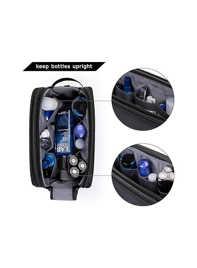 Toiletry Bag for Men, Travel Toiletry Organizer Dopp Kit Water-resistant Shaving Bag for Toiletries Accessories - Image 4