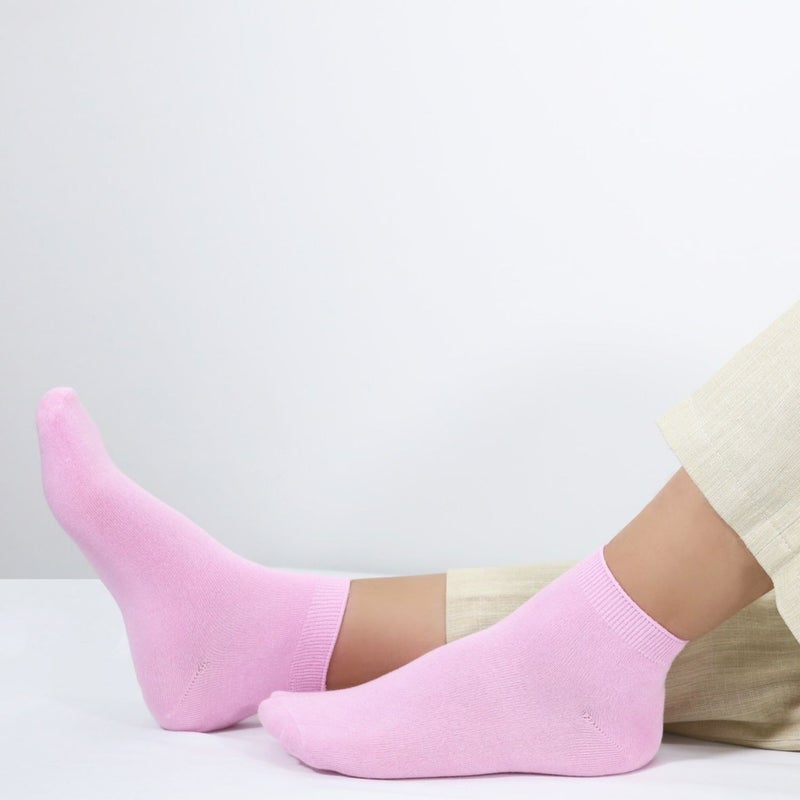 Kral Socks Women's Bamboo Booties (3 Pieces) Invisible Seamless Perfumed Short Summer Women's Socks  - Image 3