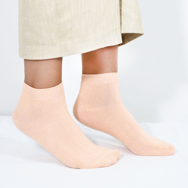 Kral Socks Women's Bamboo Booties (3 Pieces) Invisible Seamless Perfumed Short Summer Women's Socks  - Image 5