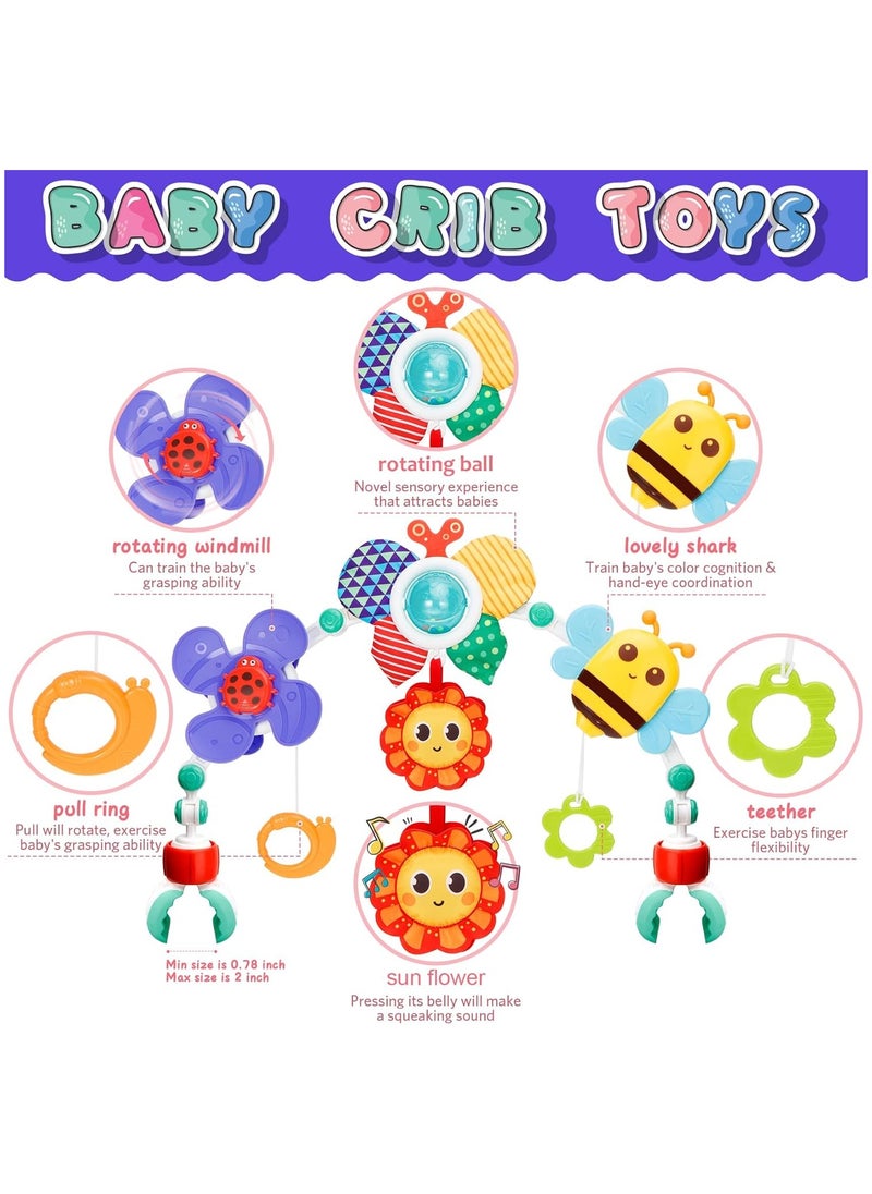 General - Baby Toys 3-6 Months Baby Stroller Arch Toy Infant Car Seat Toys Adjustable Montessori Toys Crib Bouncer Bassinet Activity Toys for Boy Girl - Image 1