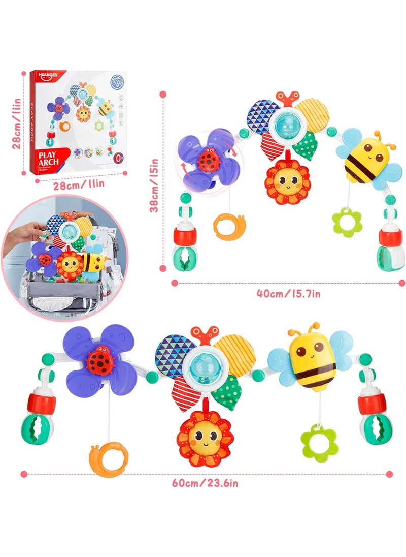 General - Baby Toys 3-6 Months Baby Stroller Arch Toy Infant Car Seat Toys Adjustable Montessori Toys Crib Bouncer Bassinet Activity Toys for Boy Girl - Image 1