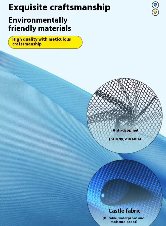 doctor dolphin Children's inflatable water trampoline with slide390×350×210cm - Image 5