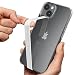 Sinjimoru Stretchable Silicone Phone Strap Flexible and Elastic Grip Holder for iPhone Android Secure Phone Loops Finger Grip with Wireless Charging Support Sinji Loop White - Image 2