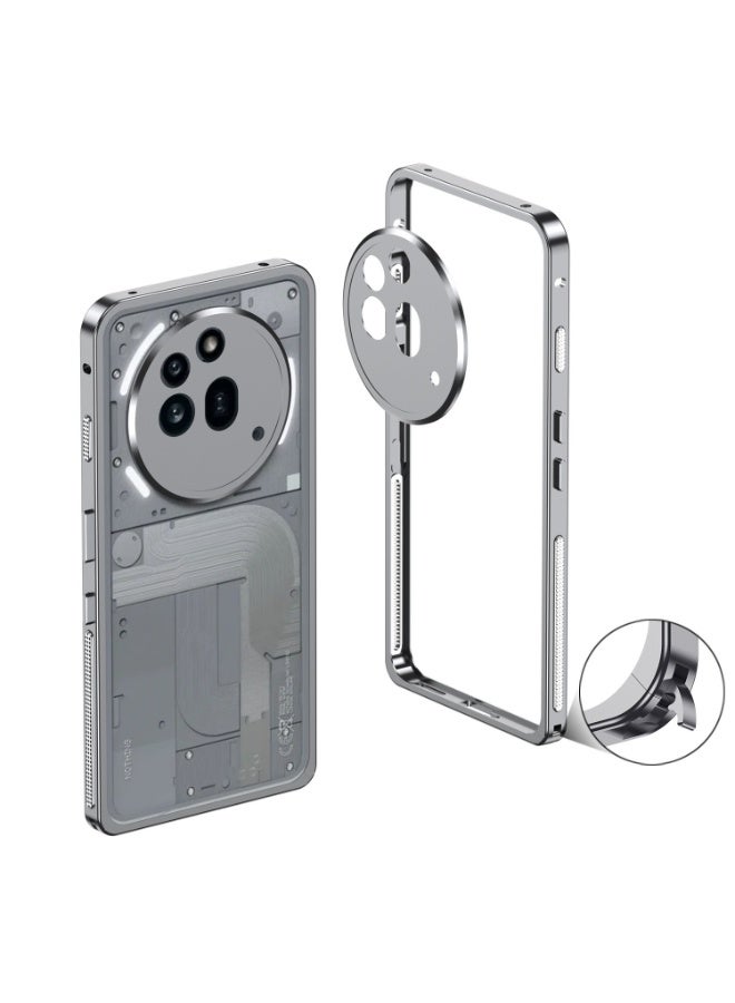 With Nothing Phone 3A Pro compatible phone case, fine hole lens ring, airbag drop resistance, magnetic design, shockproof protective case - Image 1