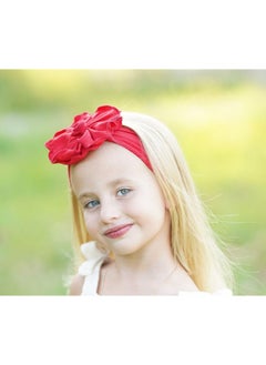 Baby Girl Headbands-Infant, Toddler Cotton Soft Handmade Hairbands with Big Flower Child Hair Accessories Baby Shower Birthday Gift (Red, 4-36 Month) - pzsku/Z3A0F9CD5D14E5981902DZ/45/_/1737031979/7f95fa47-c660-4710-83df-9be0e0337d24