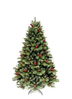 Christmas Tree with Pinecone & Berries 6ft 950Tips