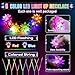 HONLYNE 150 PCS Flashing Crystal Star Necklaces Glow Necklaces Bulk Light up Party Favors LED Glow in The Dark Supplies for Kids Adults Birthday Glow Party Rave Halloween Goodie Bags Filler - Image 4