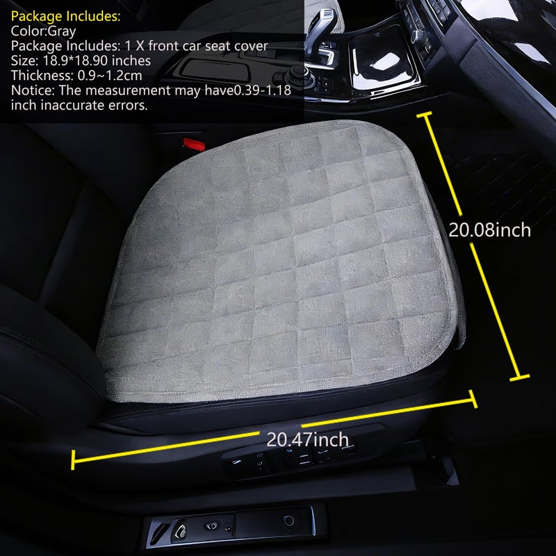 Suninbox Car Seat Cover,Linen Bottom Car Seat Covers,Universal Cloth Car Seat Cushion Cooling Breathable Ventilated Front Seat Only[Gray] Automotive, SUV, Truck, and Van - Image 2