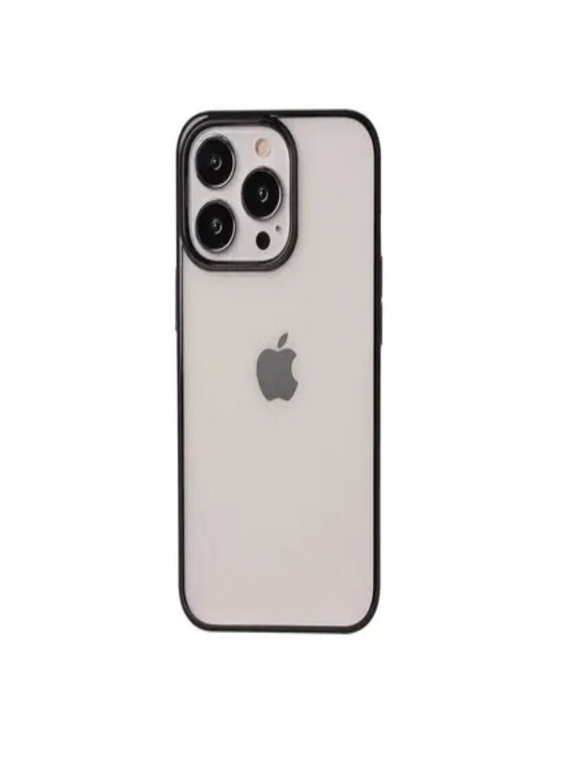 devia - iPhone 13 Pro 2021 {6.1} Case from Devia Transparent Drop and Scratch Resistant The protective case is specially designed to withstand drops from a height of up to 1.2 meters in black - Image 1