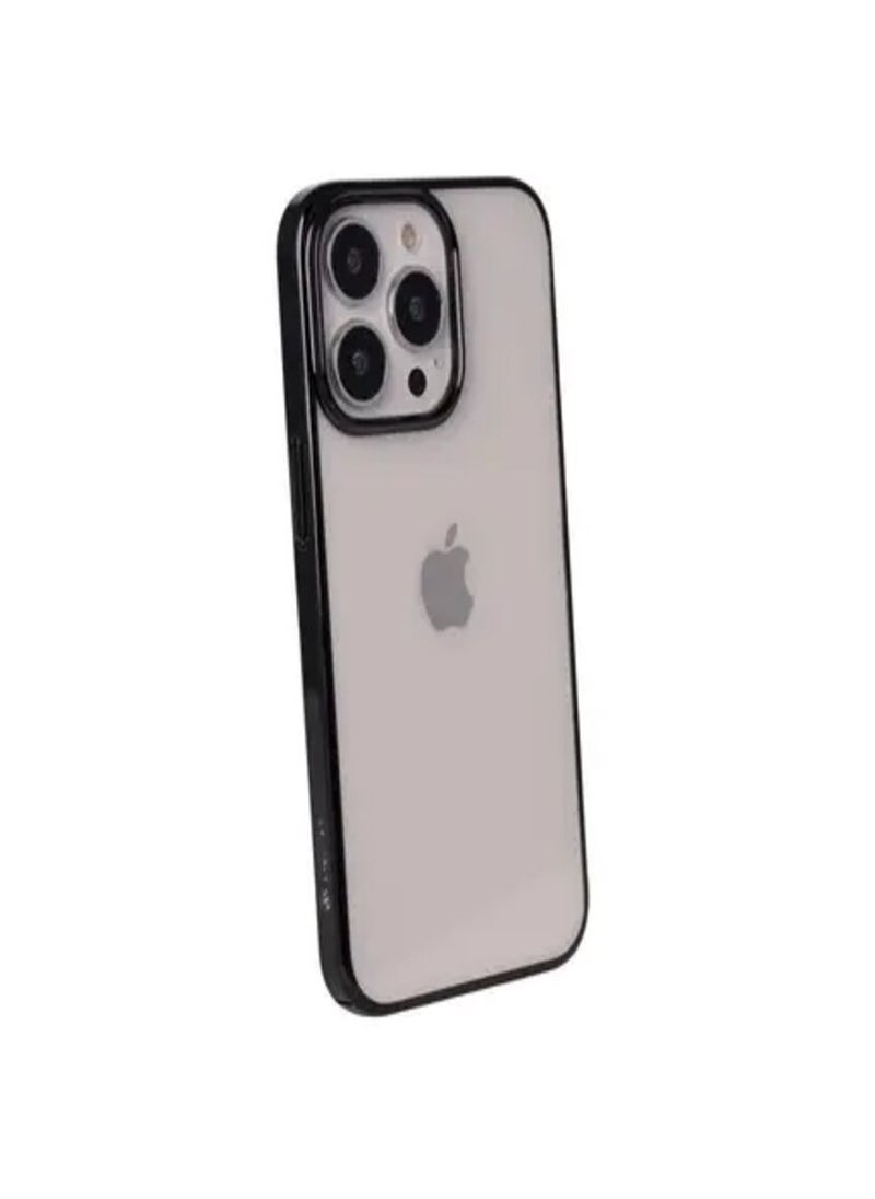 devia - iPhone 13 Pro 2021 {6.1} Case from Devia Transparent Drop and Scratch Resistant The protective case is specially designed to withstand drops from a height of up to 1.2 meters in black - Image 1