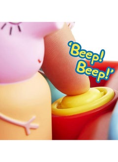 WOW! STUFF Peppa Pig's Clever Car Interactive Pre-School Toy With Lights And Sounds - Self Driving - Plays Peppa Music And Talks - Motorized Vehicle With Collision Avoidance Sensorsâ€“ Red  - Image 3