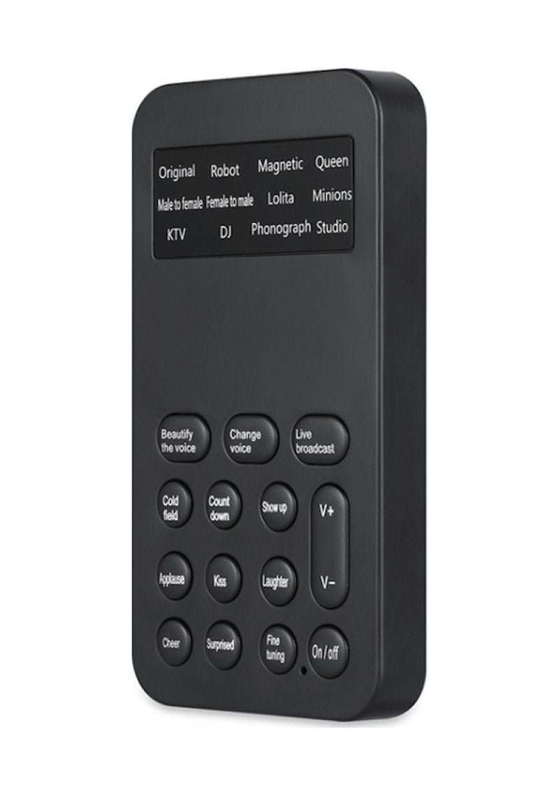Live Broadcast Sound Card Compact External Audio Device - Built-In Voice Changer Function for Mobile Phone Computer Streaming - Image 1