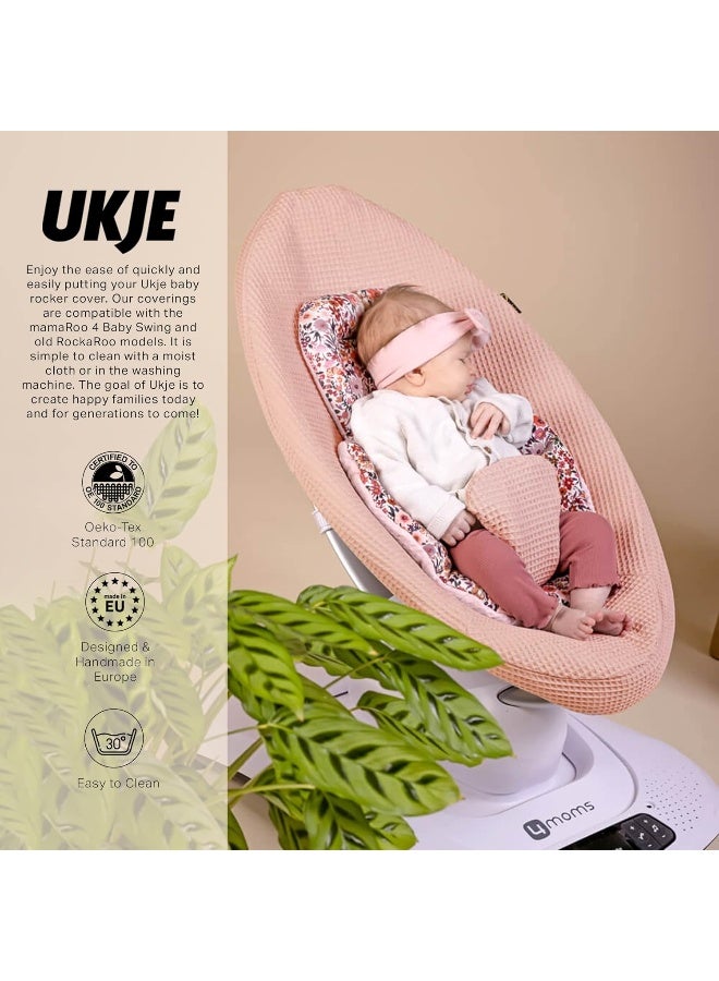 Ukje | Cover Compatible with 4moms mamaRoo 4 Baby Swing & rockaRoo | Many Colors | Handmade in Europe - Image 3