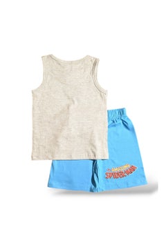 SPIDERMAN SPIDERMAN - ‬‪BOYS SLEEVELESS SHORT SET‬  - Image 4