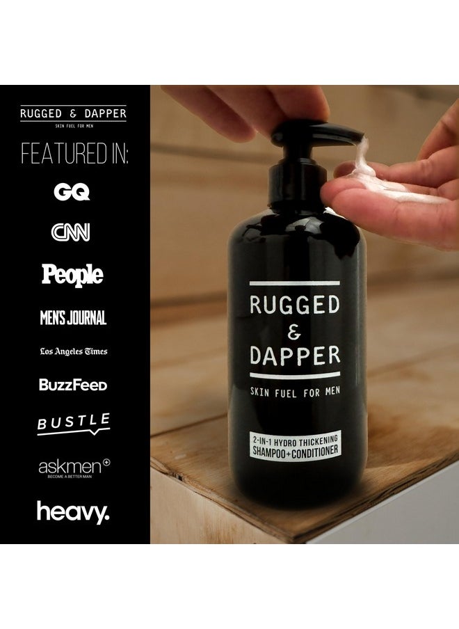 RUGGED & DAPPER 2-in-1 Biotin Shampoo and Conditioner for Men - Hair Thickening and Strengthening Formula - SLS-free and Paraben-Free  - Image 4