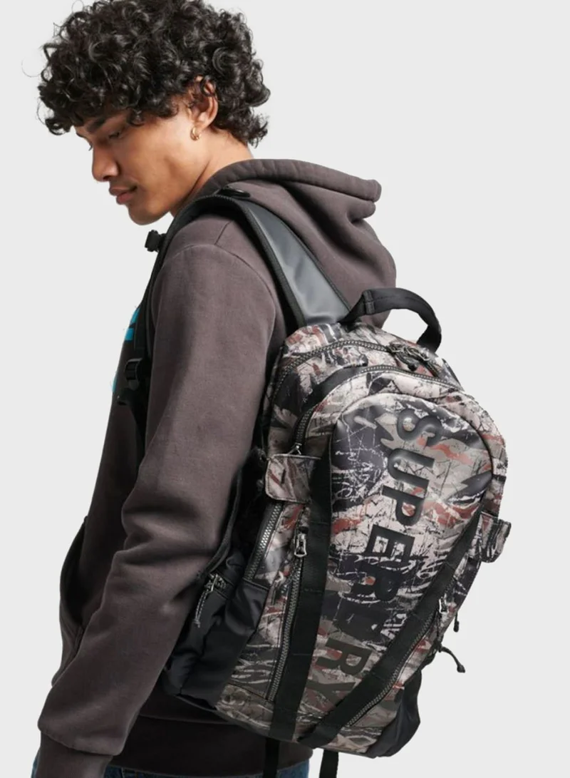 Superdry Logo Printed Backpack