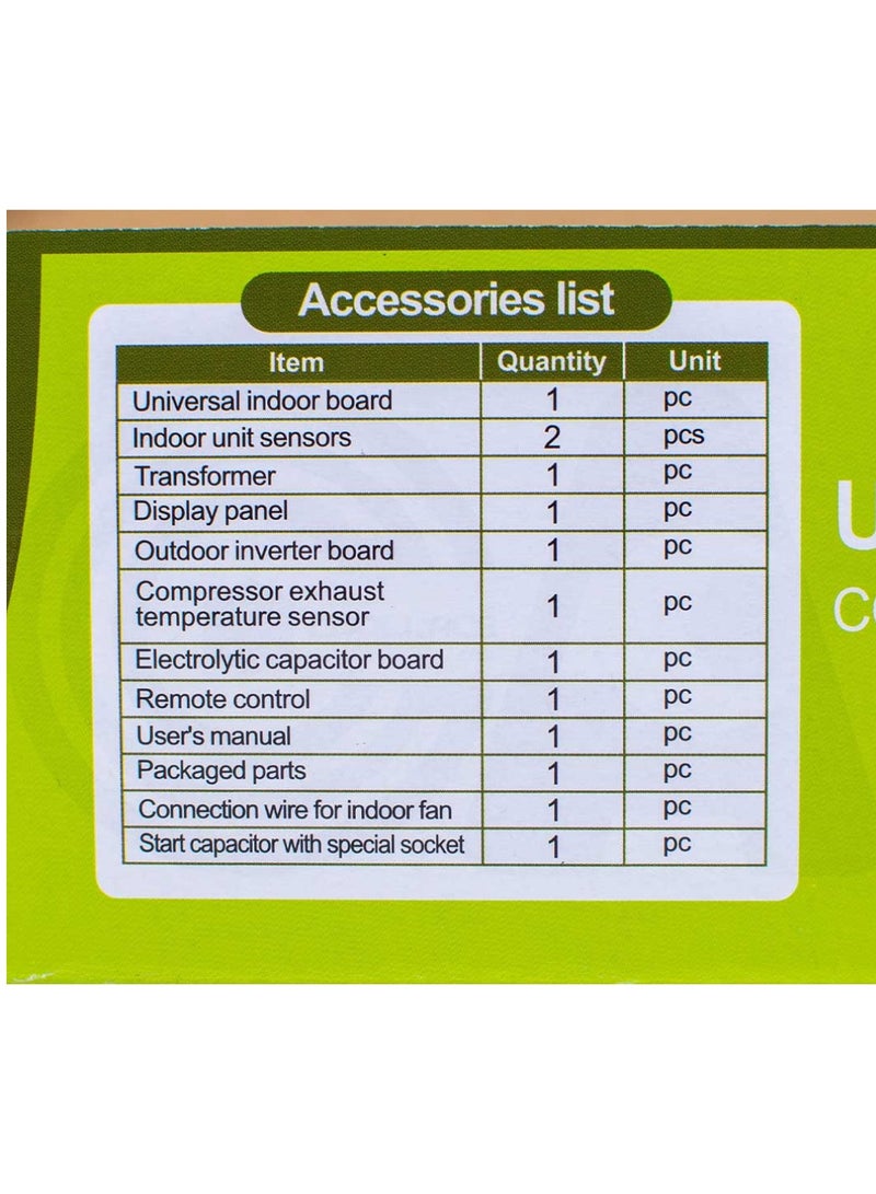 QUNDA QD80C Universal AC/DC Inverter Control Board (up to 12 000 BTU) - Image 5