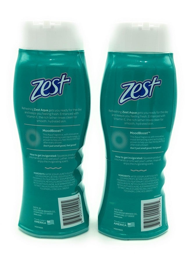 زيست غسول الجسم زيست، أكوا، 18 أونصة، عبوة من قطعتين - Image 2