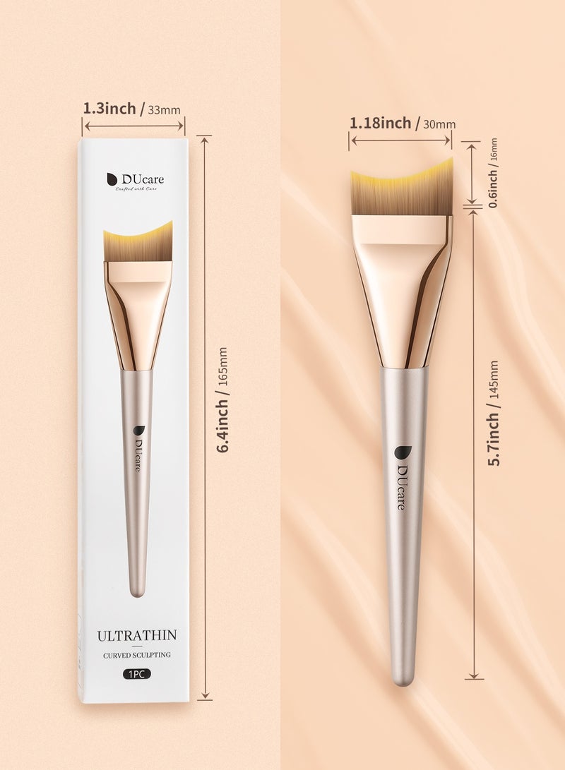 دي يو كير فرشاة أساس مائلة فائقة الرقة - تصميم يتكيف مع منحنيات الوجه - Image 3