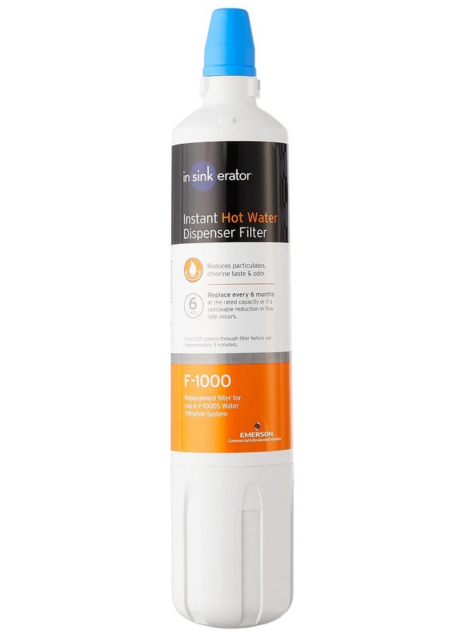 insinkerator InSinkErator F-1000 Standard Instant Hot Dispenser Under-Sink Water Filter Replacement, 1 Count (Pack of 1), White  - Image 1