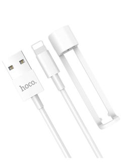 hoco. X31 USB to Lightning data sync Cable 1m with folding holder 2.1A current fast charge made of ABS+TPE  - Image 3