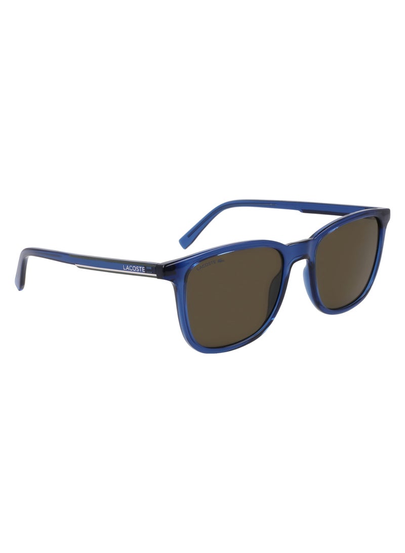 LACOSTE FULL RIM INJECTED INJECTED LACOSTE SUNS L915S 5319 (410) TRANSPARENT BLUE - Image 3
