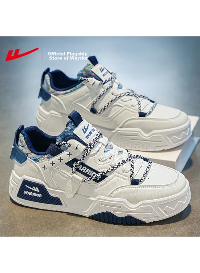 Warrior Official Shoes, Men'S Shoes, National Trend Sports Casual Shoes, Versatile Sports Shoes For Men, Student Shoes, Beige Blue, Size 39 - Image 5
