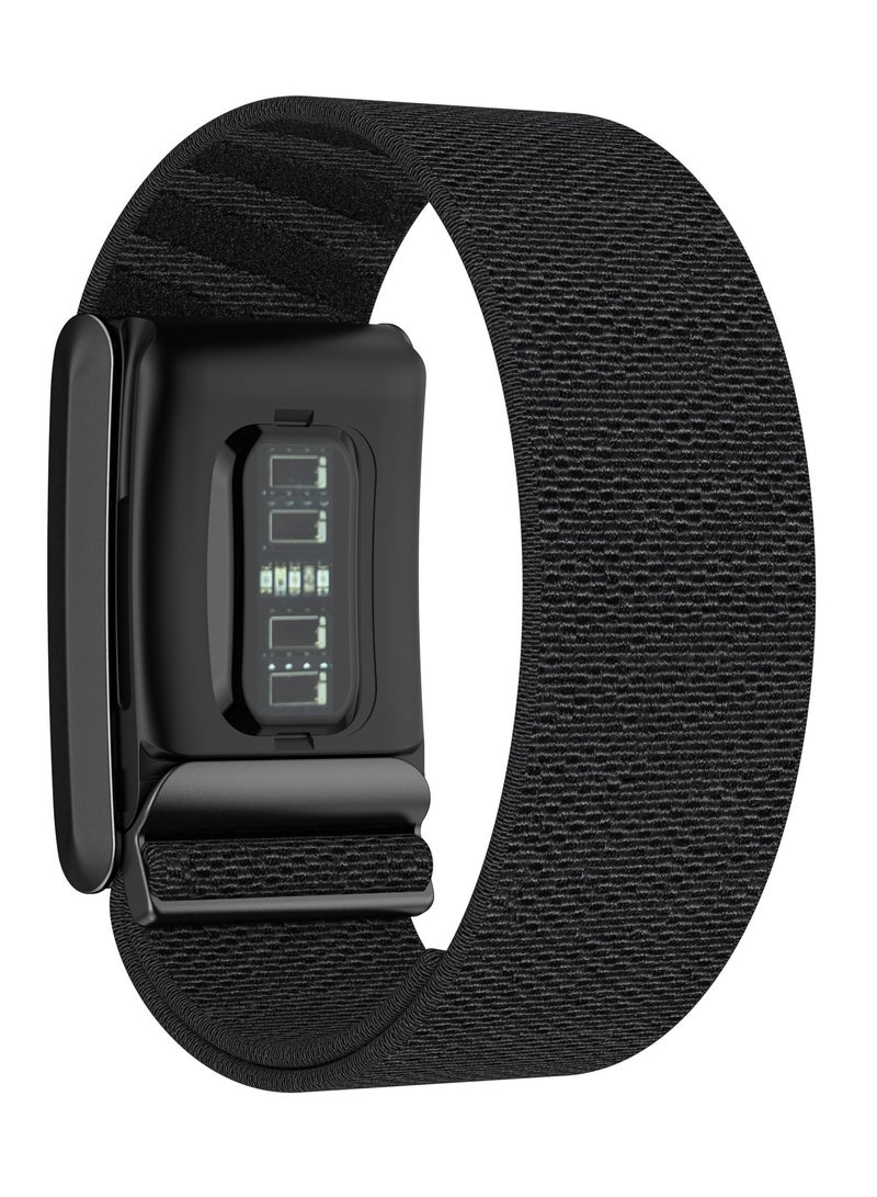 RinGinG Breathable Elastic Wristband for Whoop MG – Durable adjustable woven strap with moisture-wicking nylon blend, engineered for round-the-clock wear during sleep monitoring, gym workouts, and activity tracking. Combines breathable comfort and strap adjustability for seamless band replacement. Tool-free installation. - Image 2