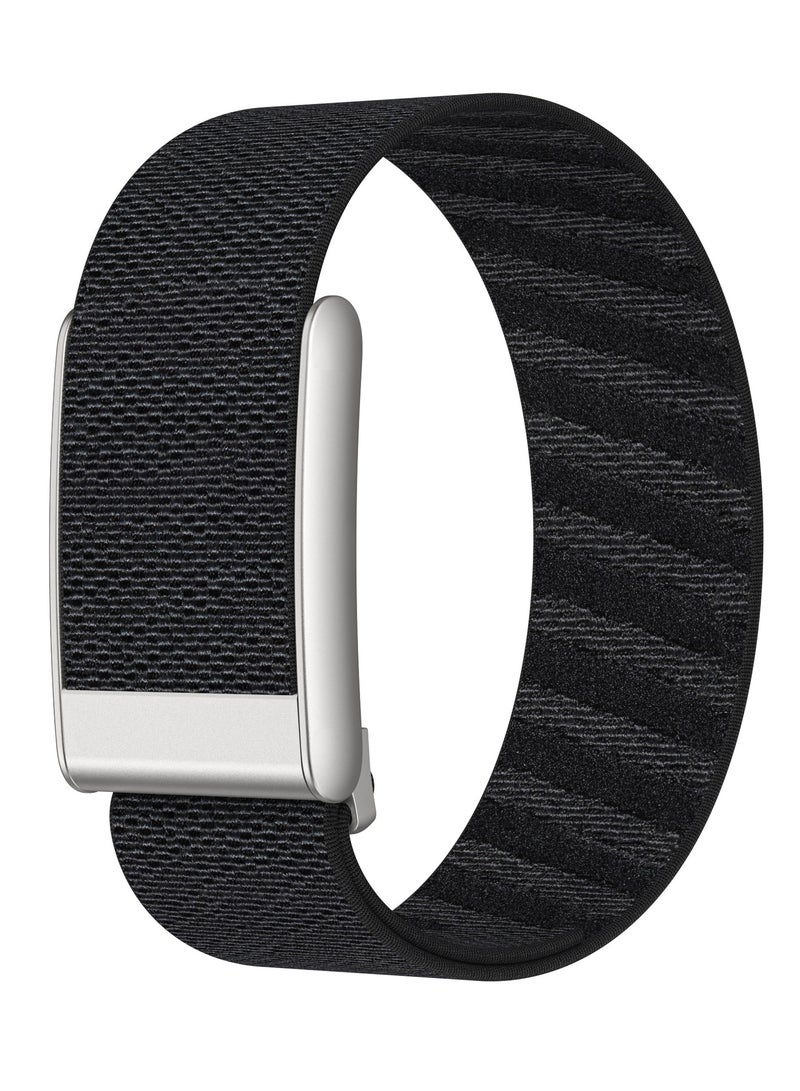 رِينْجِنْج الأساور المطاطية التنفسية لـ Whoop MG - سوار نسجي قابل للتعديل مصنوع من خليط النايلون الماص للرطوبة، مصمم للارتداء اليومي أثناء مراقبة النوم وتمارين الجيم وتتبع النشاط. يجمع بين الراحة التنفسية وقابلية التعديل لاستبدال السوار بسهولة. يتم التركيب دون الحاجة لأدوات. - Image 3