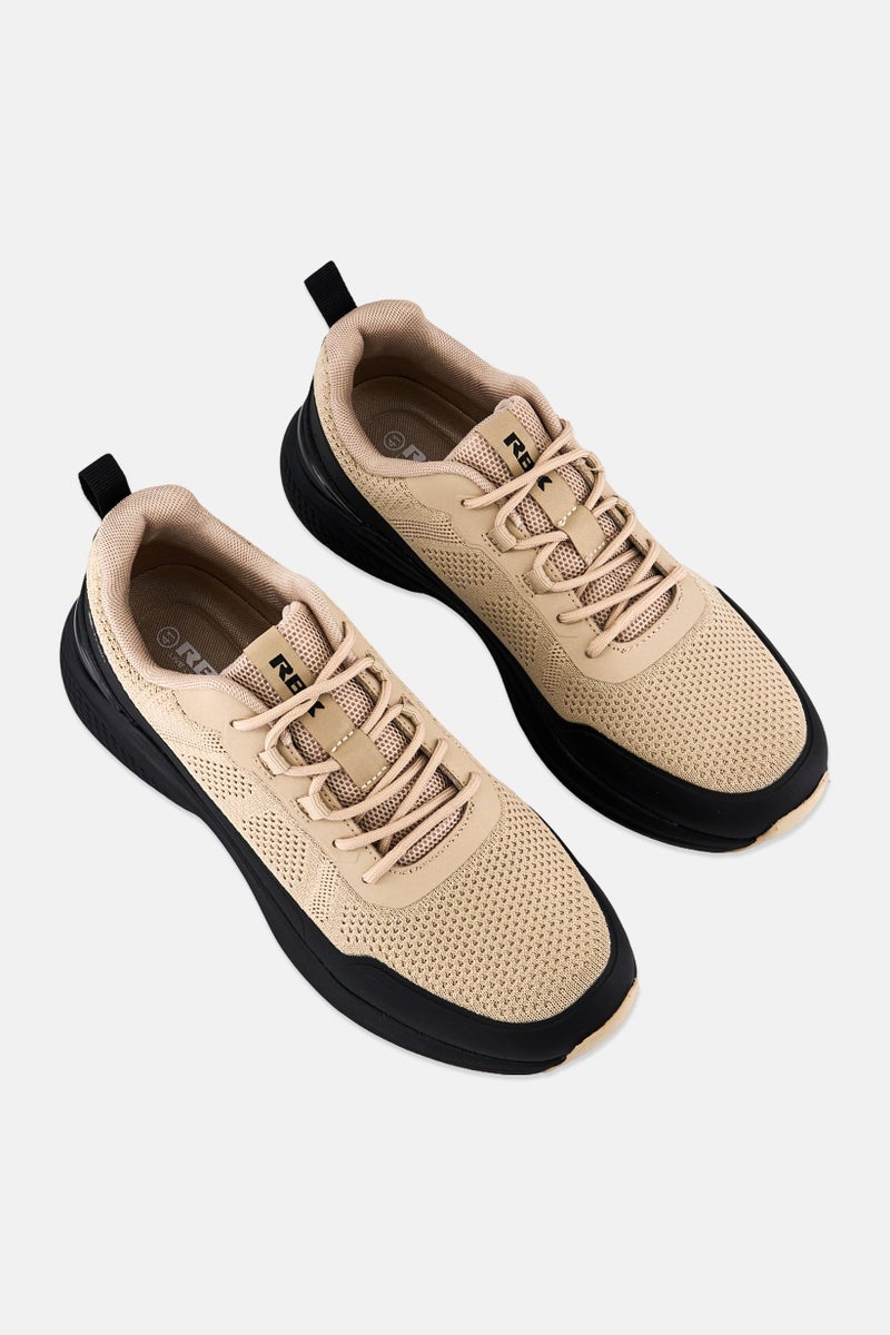 RBX أحذية خارجية للرجال بشعار العلامة التجارية، بيج داكن - Image 2