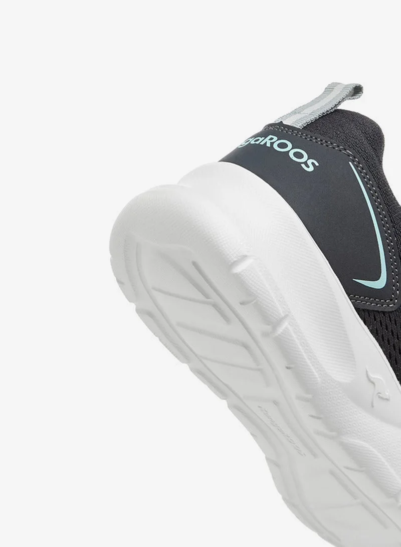 kangaROOS BLACK Women's Panelled Slip-On Sports Shoes for Women | Best Price UAE