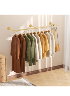 XiuWoo Industrial Pipe Wall Mounting Clothes Rack, Removable Retro Metal Clothes Rail,  Heavy Duty Clothes Rail, Bathroom Towel Holder, Hanging Clothes Rods for Bathroom, Bedroom  - Image 1