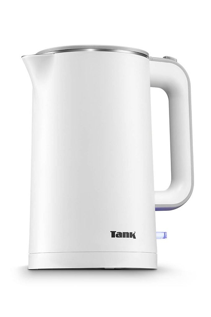 TANK Safe Touch Glass Electric Kettle 1.5L 1500W, Gold Frame - DG-2338, Warranty - Image 1