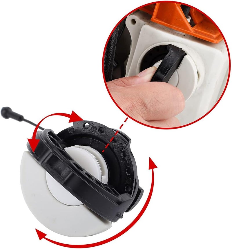 Hipa Gas Fuel Cap Oil Cap for Stihl MS250 MS270 MS290 MS310 MS340 MS390 MS341 MS361 MS380 MS440 MS460 MS880 Chainsaw Parts FS100 FS100R FS110R FS100RX Trimmer - Image 3