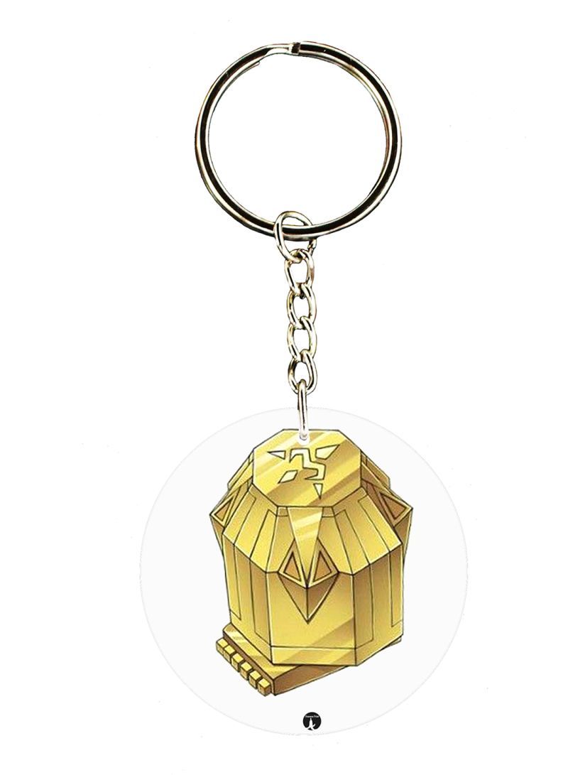 RKN Double Side Anime Digimon Printed Keychain