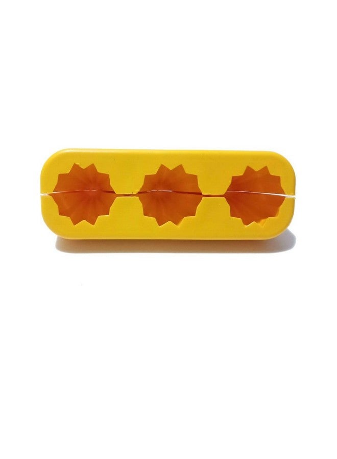 Tosaa Tosaa Ganpati Plastic Modak Prasad and Chocolate Mould/Sancha 3 Cavity - Image 1
