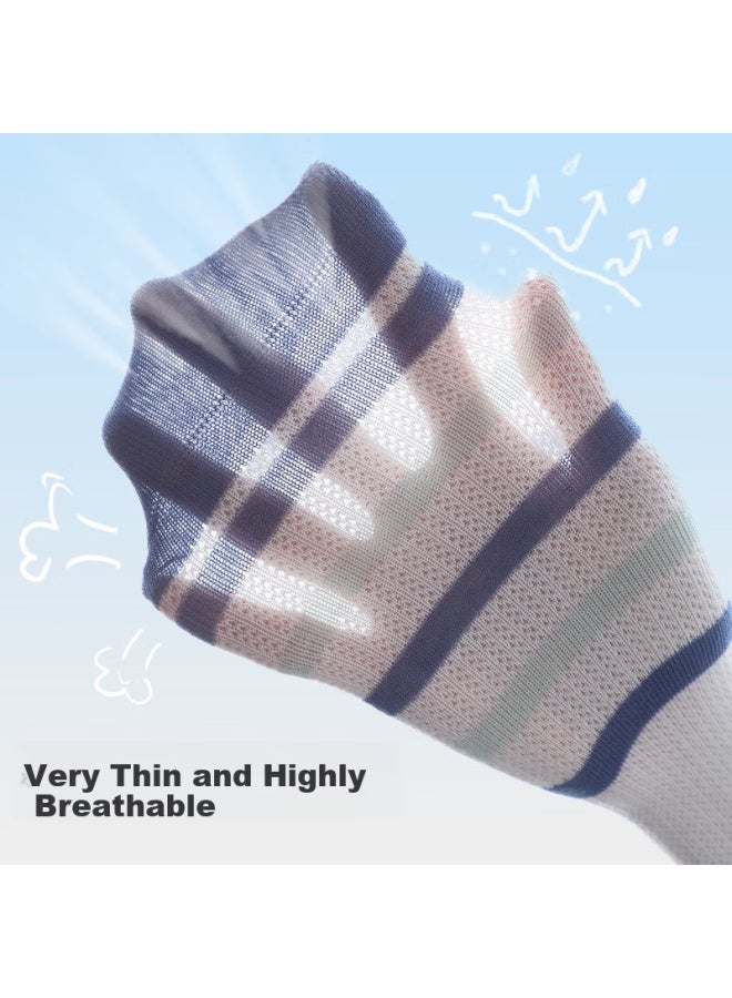 Long time companion Longevity Companion Children's Socks Boys Thin Mesh Breathable Sports Socks For Big Kids Boneless Antibacterial Mid-calf Socks - Image 3