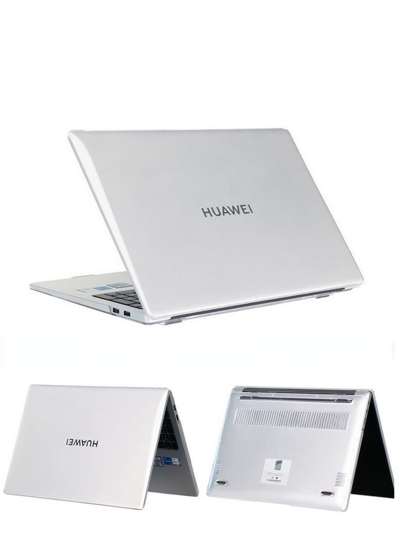 Laptop Case Compatible with Huawei Matebook D16 2024 16 Inch Model MCLF-X MCLG-16 MCLEF-X Crystal PC Cover Laptop Protective Hard Shell (Crystal Transparent) - Image 1