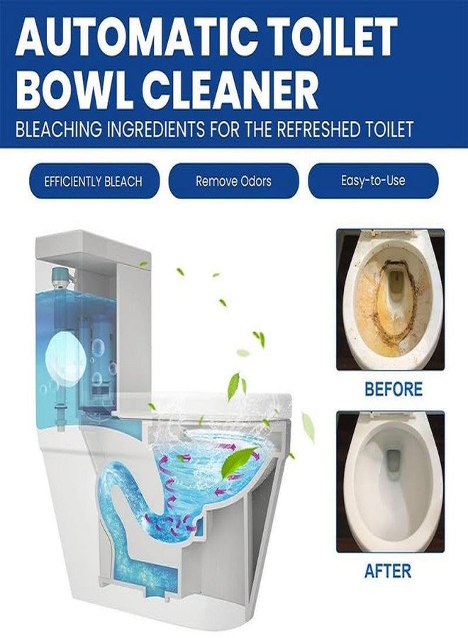 PH BROTHER Toilet Bowl Deodorizer Cleaner Powerful Automatic Flush For Bathroom Cleaning Ball Tablets For Bathroom Toilet Tank Cleaner, Long-Lasting, Fresh Air and No Pungent [Pack of 10] - Image 4